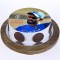 Dinesh Karthik Pineapple Round Photo Cake