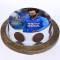 Kedar Jadhav Pineapple Round Photo Cake
