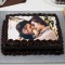 Chocolate Rectangle Photo Cake