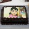 Shizuka Chocolate Rectangle Photo Cake