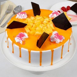 Tempting Summer Mango Fruit Cake